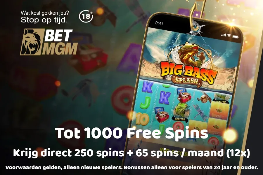 betmgm free spins nederland