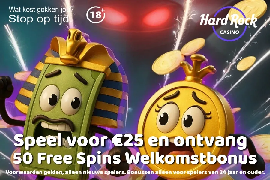 hardrock bonus met free spins